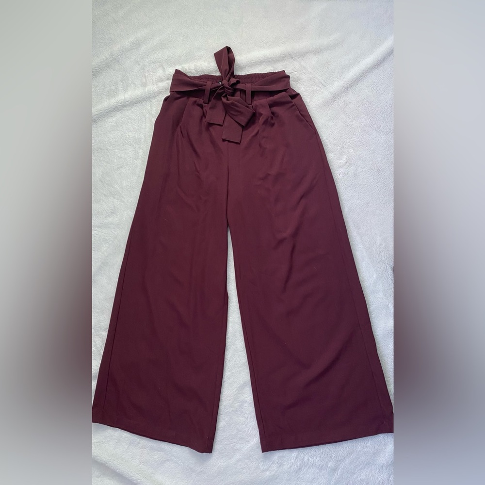 Torrid palazzo women’s pants burgundy trousers